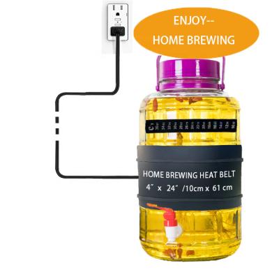 China Waterproof KOMBUCHA Brewing Belt, Fermentation Heat Range, 24X3.93inch (60x10cm), Two Layers Insulation for sale