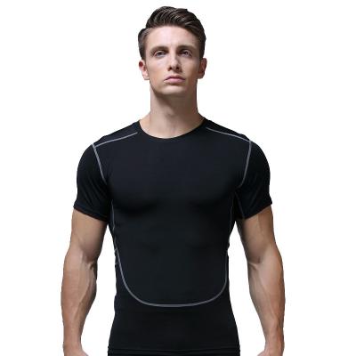 China Wholesale High Quality Muscle Men's Muscle Spandex Cotton Thoughtful Sports Gym Fitness QUICK DRY T-shirt Running Fast Men's T Shirt for sale