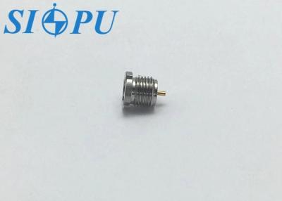 China SMP Male Straight Microstrip RF Coaxial Connectors Thread Mounted for sale