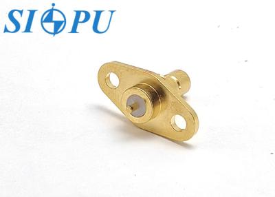 China Microstrip RF Coaxial SMB Male Connector Flange Mounted for sale