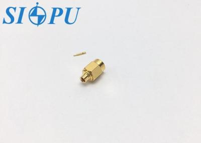 China SSMA-JB2 Male RF SSMA Connector Mates With 2# Semi Rigid / Semi Flexible Cable for sale