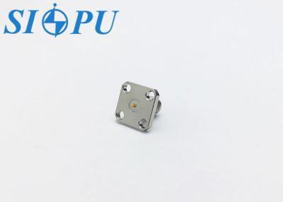 China SMA Female RF Coaxial Connectors Flange Mount Receptacle for sale