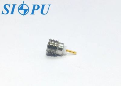 China Stainless Steel Microstrip SMP Male RF Connector Thread Mounted for sale