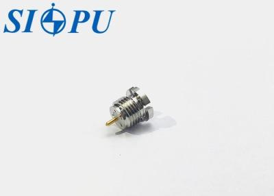 China Optical Hole SMP Male Microstrip RF Coaxial Connector Thread Mounted for sale