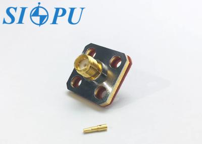 China SMA Socket Axial Engagement Self Locking Connector for CXN3506 Cable for sale