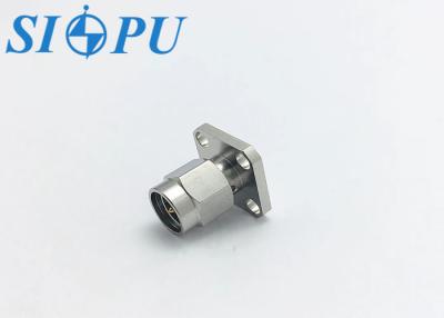 China SMA Female Microstrip Stainless Steel RF Microwave Connector Flange Installation for sale