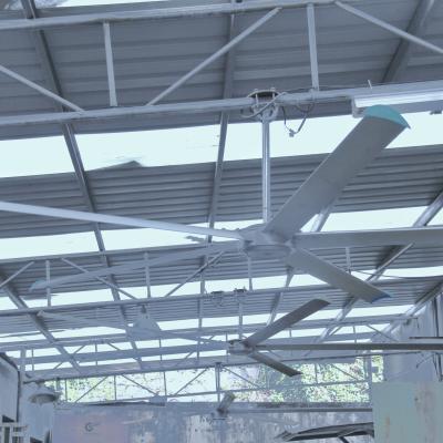 China Warehouse WEIYU 4.88m Energy Save Warehouse Fan Large Wall Mounted Ceil Fan Oscillation HVLS Type for sale