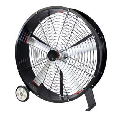 China Warehouse 57Inch Movable Industrial Electric Portable Air High Ventilation Barrel Fan Circulating Drum Fan for sale