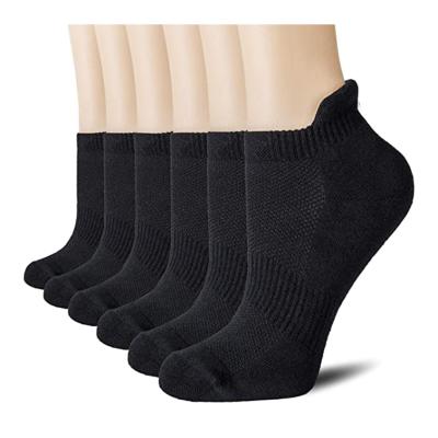 China Athletic Running Ankle Socks Breathable Low Cut Sports Tab Socks For Men And Women (6 Pairs) for sale