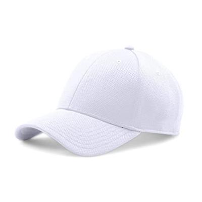 China Adjustable Comfort Breathable Men's Curved Brim Sports Hat Baseball Cap Stretch Fit Hat for sale