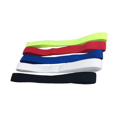 China Super Lightweight High Stretch Sports Headband Hair Band With Anti-Slip Silicone For Running Workout Riding for sale