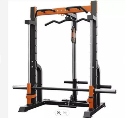 China High Quality Squatting Machine Rack Smith Machine Gantry Weight Lifting Bed Rowing Machine Multifunctional Fitness Equipment for sale