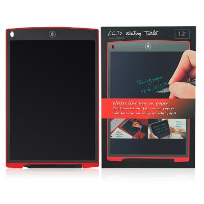 China New Arrival 12inch Memo Pads Board Drawing Portable LCD Tablet Note Pad For Kids for sale