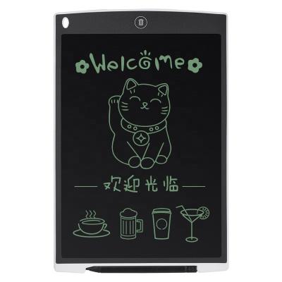 China Writing Pad High Quality 12 Inch Red & Black &White&Blue&Green Electronic Doodle Board Drawing Pad Toys Erasable LCD Writing Tablet With Stylus for sale