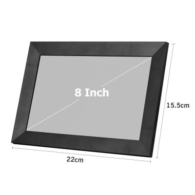 China Wholesale Wooden Touch Screen 8inch Wifi Server Wifi Factory View Digital Photo Frame for sale