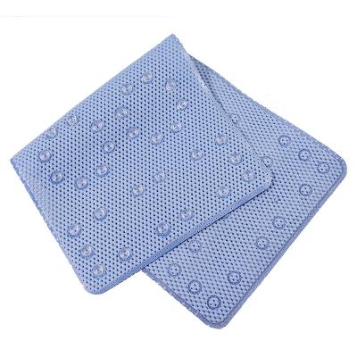 China Hot Selling Viable Europe and America PVC Non-slip Bathtub Mat With Suction Cup Foam Bath Mat 43*91CM for sale