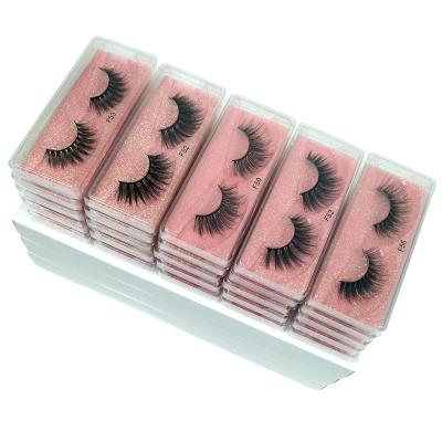 China 25-30 mink 16 mink 3d 5d vegan british fake siberian group 25mm best seller period supplier custumer mini pound lashes sexylady for sale