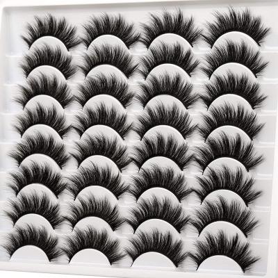 China Abestyou 25-30 Pairs 5in1 Times Eyelashes Vendor Short For Makeup 18mm 20mm Natural Love 3d False Eyelashes Cute Mink 6d for sale