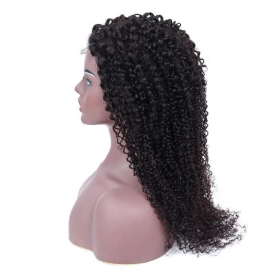 China Factory Sale Virgin Hair 4*4 Lace Front Wig Malaysian Human Swiss Curly Closure Curly Curly Loop Hair Cuticle Aligned Human Lace Front Wig for sale