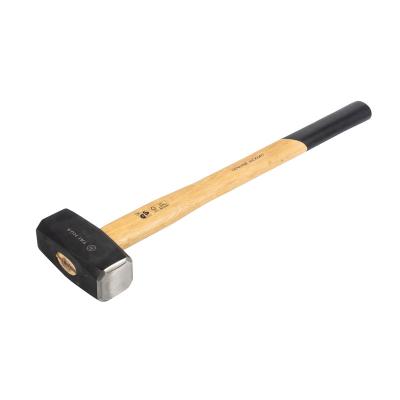 China Other professional wood handle stone hammer masonry cut stone stoning sledge hammer from factory wholesale price for sale