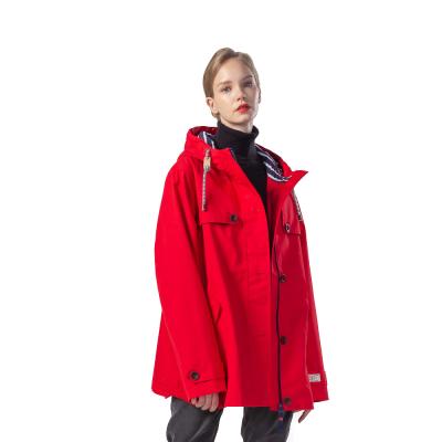 China QUICK DRY Women Winter Rain Jacket Waterproof With Hood Lightweight Outdoor Raincoat Hiking Ski Jacket for sale