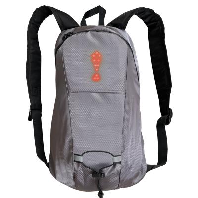 China 2020 Outdoor Reflective Warm Flashing Light LED Products Wireless Remote Control Recycling Backpack for sale