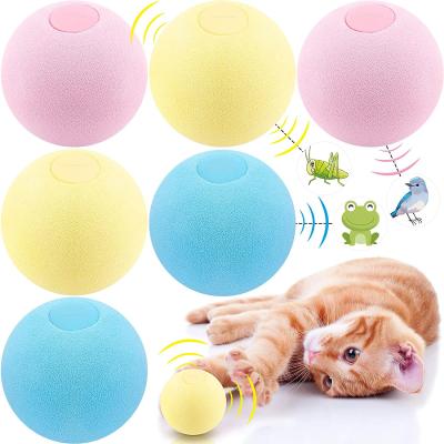 China Stocked Chirp Balls Sounds Interactive Toys for Cats Kittens Hunting Playing with 3 Styles for sale