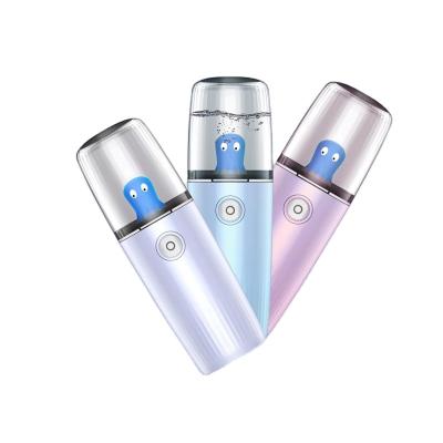 China Mister Portable Mini Face Mist Handy Sprayer Skin Revitalizer Nano Facial Eyelash Extensions Cool Facial Steamer for sale