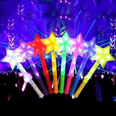 China For Party Star Shape Concert Light Party Decorative Stick LED Glowing Wands Rod Gift for sale