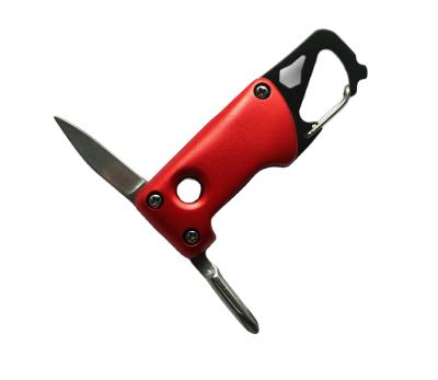 China Multifuncitonal Multi Function Led Knife Emergency Key Chain Tool , Multi Tool Key Chain for sale