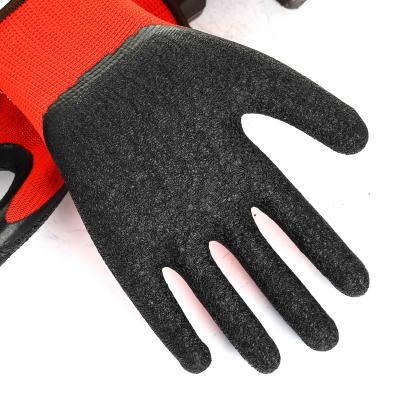 China General Handling Custom Logo Latex Coated Gloves Safety Ply Mechanical Gloves Work Mechanic Gloves for sale