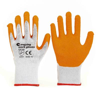 China General Handling Industrial Work Gloves Construction Work Gloves Builders Grip Wholesale Safety Work Gloves for sale