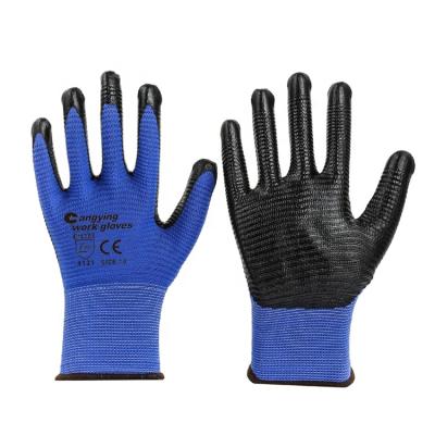 China U3 Factory Direct Supply Nitrile Coated Work Gloves Protection Industrial Cut Off Work Gloves for sale