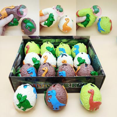 China Adults The Ball Squeeze Toy Dinosaur Egg Anti Stress Relaxation Toys Novelty For Child Squeeze Duct Ball Release Adult Stress for sale