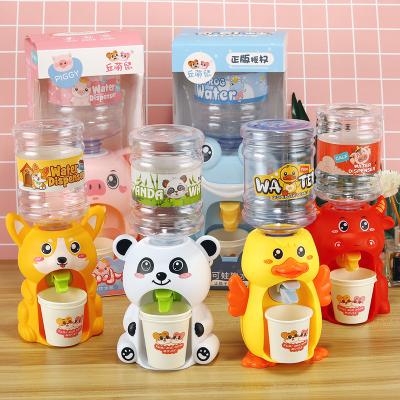 China Adults Relaxation Toys New Hot Selling Big Mini Cute Animals Water Dispenser with Water Bucket Drinks Kitchen Toy for Kids for sale