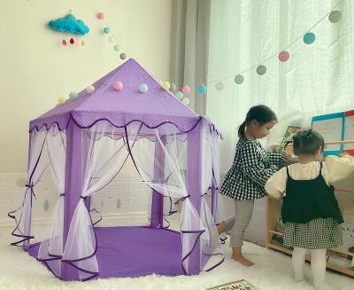 China High Quality Durable Indoor Princess Tent Kids Playhouse Indoor Outdoor Pink Kids Play Tent for sale