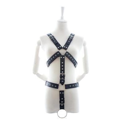 China Creative Leather Alternative Clothing Male Male Men's Restraint Suspenders Restraint Toys Adult Toys Launch Clothing Fun Restraint Clothes for sale