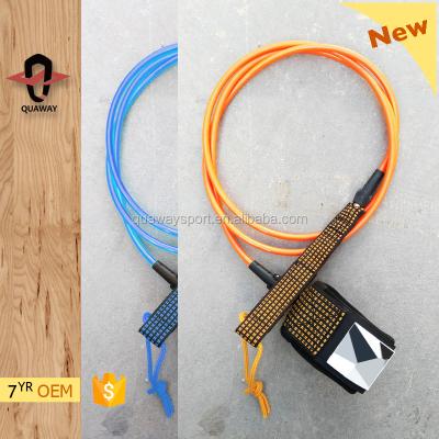 China TPU Surfboard Leg Rope Leash Reel Leash For Stand Up Paddle Board for sale