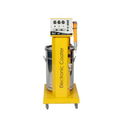 China Powder Coating Spray Machine Electrostatic Powder Coating Spray Gun With Stainless Hopper for sale