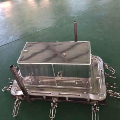 China CNC Processing Aluminum Block Rotational Molding Cooler Box Mould for sale