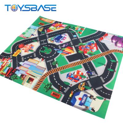 China Cotton Tops Selling Products 2018 - Urban Traffic Scene Series Play Mat Hight Quality Kids Floor Carpet for sale