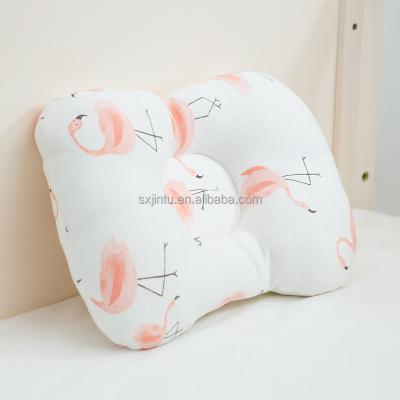 China Baby Inflatable Pillow Fabric 100% Cotton Pillow Baby Flat Head 21*32cm for sale