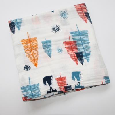 China 2018 High Quality 100% Cotton Muslin Anti-pilling Baby Sunggle Blanket Baby Blanket for sale