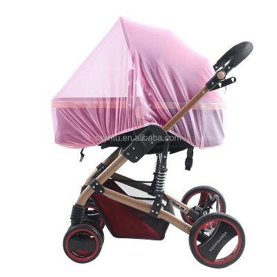 China Folded Baby Carriage Bug Full Cover Mosquito Net Baby Stroller Bed Netting for sale