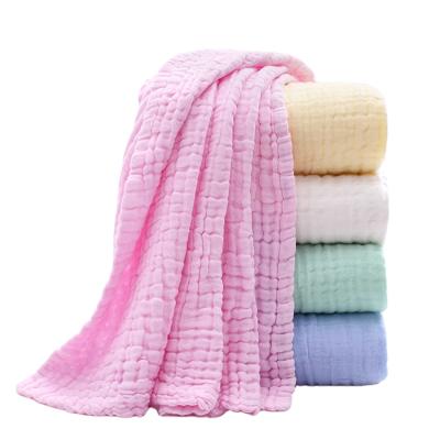 China Custom 100% Cotton Anti-pilling Baby Receiving Wrap Muslin Wrap Wrap Blanket For Newborn Infant Gift 2020 for sale