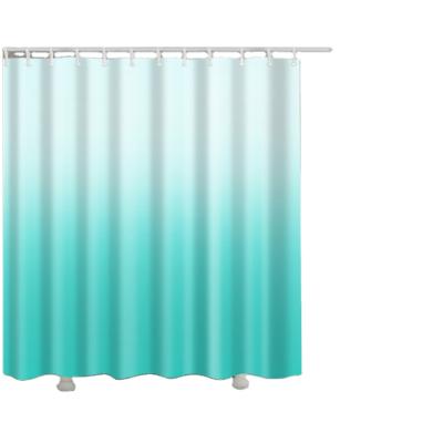 China Fashion Insulated Shower Curtain Set Polyester Magnet Luxury Shower Curtain for sale