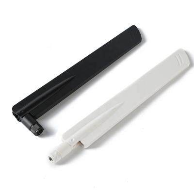 China 4G White External 3dBi Router Omni Folded LTE Antenna 4G LTE Duck Antenna With SMA High Gain Rubber Connector for sale