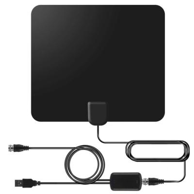 China HDTV Antenna Indoor Type - 50miles 25dB Antenna Amplifier High Gain Indoor DVB-T2 HDTV Digital TV TV Antenna for sale