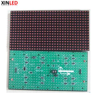 China Advertising best price ph10mm DIP SMD single color red color 320*160mm led module indoor and outdoor use for message led sign for sale