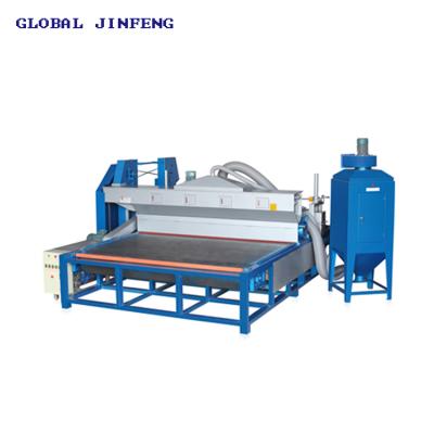 China Hotels JFDS 2500 Automatic Popular Horizontal Glass Sandblasting Machine New Design for sale